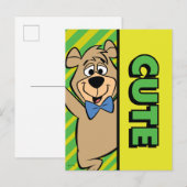 Schattige Boo-Boo-Beer Briefkaart (Voorkant / Achterkant)