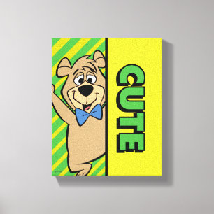 Schattige Boo-Boo-Beer Canvas Afdruk