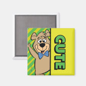 Schattige Boo-Boo-Beer Magneet (Voorkant / Achterkant)