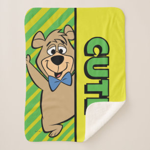Schattige Boo-Boo-Beer Sherpa Deken