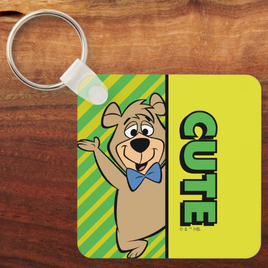 Schattige Boo-Boo-Beer Sleutelhanger (Voorkant)