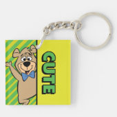 Schattige Boo-Boo-Beer Sleutelhanger (Achterkant)