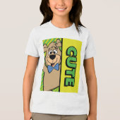 Schattige Boo-Boo-Beer Tri-Blend Shirt (Voorkant)