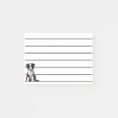 Schattige Border Collie Puppy Post-it® Notes (Voorkant)