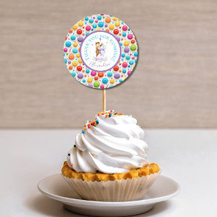 Schattige Bos Beren Waltz Regenboog Polka Dots Ronde Sticker