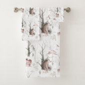 Schattige bosdieren Kinder Bad Handdoek (Insitu)