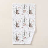 Schattige bosdieren Kinder Bad Handdoek (Handdoek)