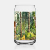 Schattige bosgebied Landherten Blikvorm Glas (Links)