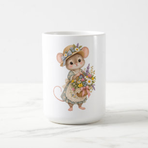 Schattige Bosmuis – Europese Cottage Tuin Illustra Koffiemok