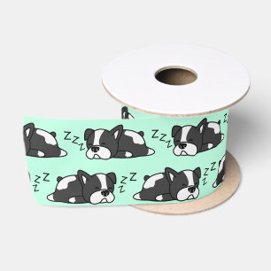 Schattige Boston Terrier ZZZ Cadeaus voor hondenli Lint