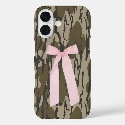 Schattige Bottomland Camo Esthetisch Roze Lint Case-Mate iPhone Case (Achterkant)