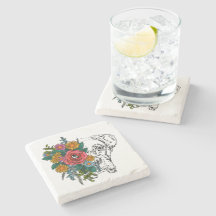 Schattige Boxer Dog-Onderzetters