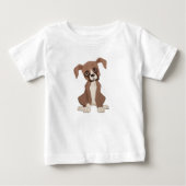 Schattige Boxer Puppy Hond Baby of Peuter (Voorkant)