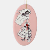 Schattige bride keramisch ornament (Rechts)