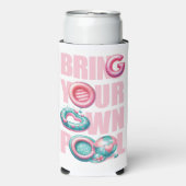 Schattige Bring Your Own Pool Party (Seltzer Voorkant)