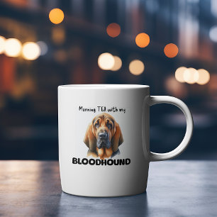 Schattige Browns Morning Tea Bloodhound Mok