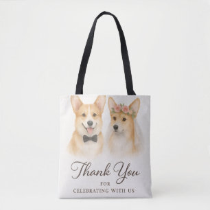 Schattige Bruid en Bruidegom Huwelijksfeest Cadeau Draagtas