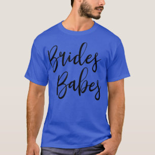 Schattige bruidsmeisje vrijgezellenfeest bruid's m t-shirt