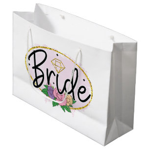 Schattige bruiloftsshower bruid groot cadeauzakje