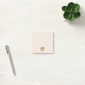 Schattige bruin Beer paar Post-it® Notes (Kantoor)