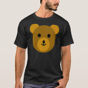 Schattige bruine beer teddybeer t-shirt