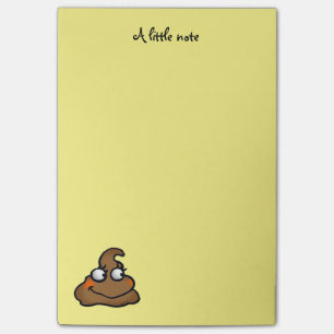 schattige bruine cartoon post-it® notes