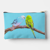 Schattige budgie paar - custom etui (Achterkant)