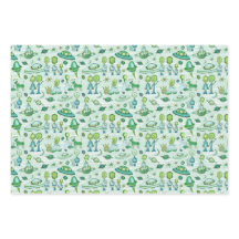 Schattige buitenaards thema