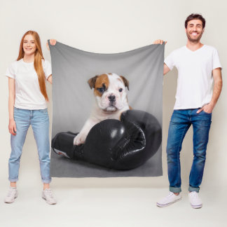 Schattige Bulldog Boxer Engels Bulldog Lover Gift Fleece Deken