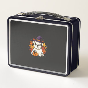 Schattige Bulldog Halloween Pompoen Hond Ontwerp_1