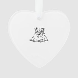 Schattige Bulldog Ornament