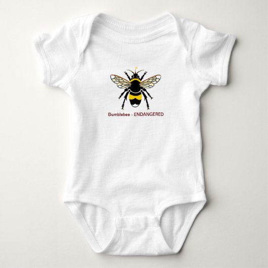 Schattige Bumble BEE - Wildlife - Natuur Romper (Voorkant)