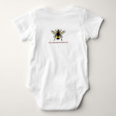 Schattige Bumble BEE - Wildlife - Natuur Romper (Achterkant)