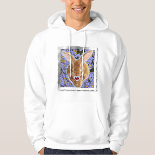 Schattige Bunny omhuld met zoet hart Hoodie