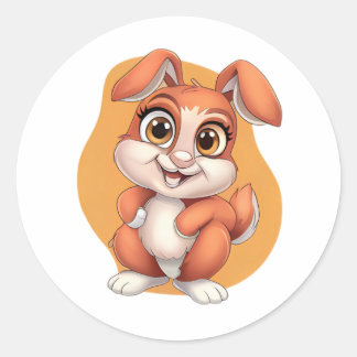 Schattige Bunny Sticker – Schattigee Cartoon Konij