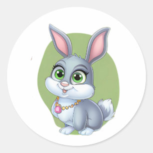 Schattige Bunny Sticker – Schattigee Cartoon Konij