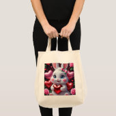Schattige Bunny Tote Bag (Voorkant (product))