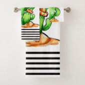 schattige Cactus Bad Handdoek (Insitu)