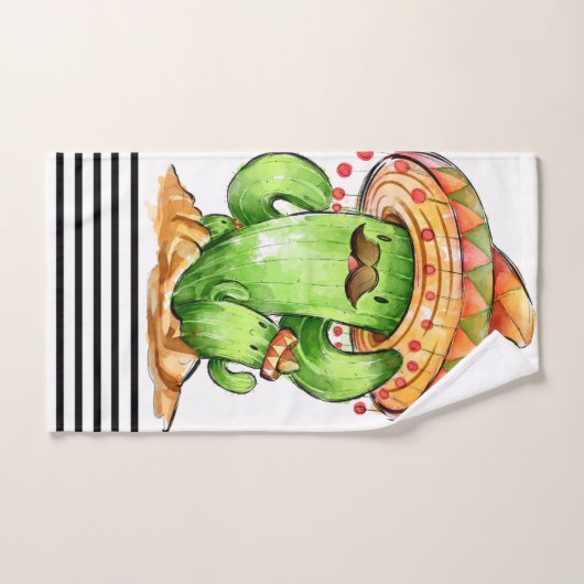 schattige Cactus Bad Handdoek (Handdoek)