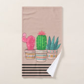 schattige Cactus Bad Handdoek (Handdoek)