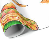 schattige Cactus Cadeaupapier (Rol Hoek)