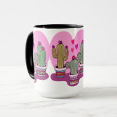 schattige Cactus Mok (Voorkant links)