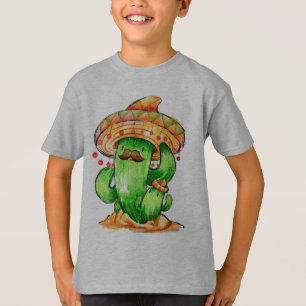 schattige cactus t-shirt