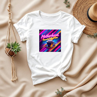 Schattige cadeau voor mama | Moederschap en koffie T-shirt