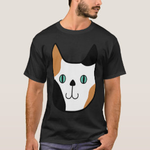 Schattige Calico Kitty Kat Leuke Aardige Kitten T-shirt