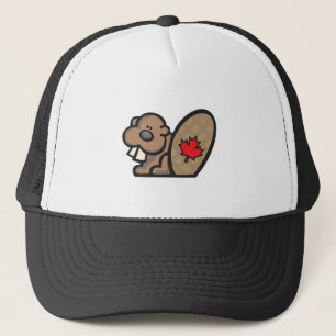 schattige Canadese bever Trucker Pet