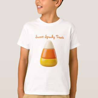 Schattige Candy Corn Halloween | Zoete Griezelfigu T-shirt