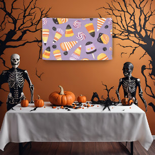 Schattige candycornpatroon spandoek