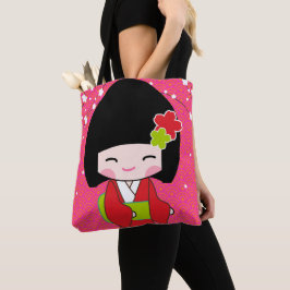 schattige canvas tas kawaii
