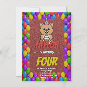 Schattige Capybara Geslacht Reveal Uitnodiging